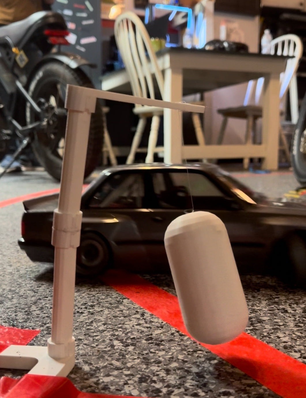 Clipping point accessories for 1/24 1/10 scale drift car punching bag and 24pck bottles